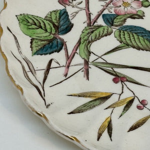 Antique TUNSTALL Scalloped Plate