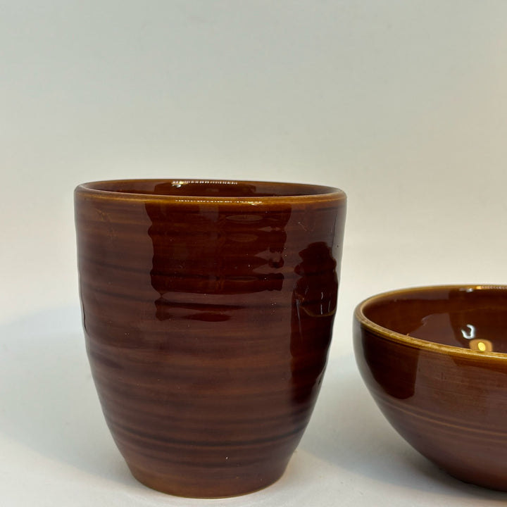 Vintage POOLE POTTERY Montacute Charter Mug & Cereal Bowl Set