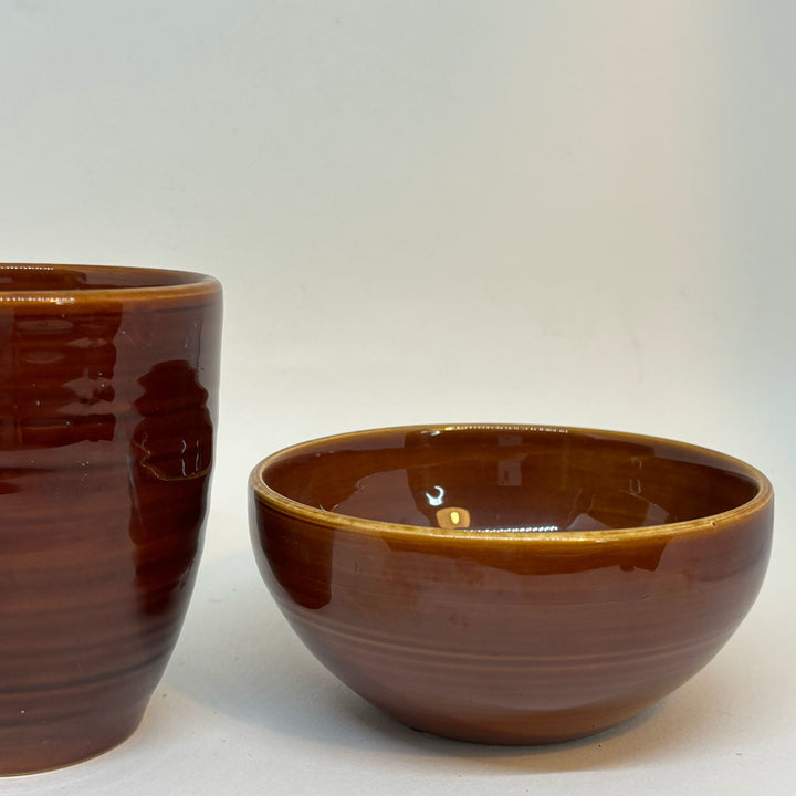 Vintage POOLE POTTERY Montacute Charter Mug & Cereal Bowl Set