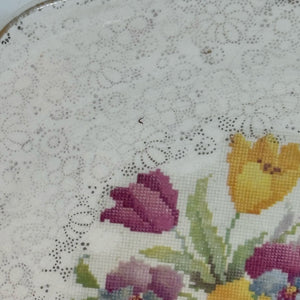 2 x Vintage H&K Tunstall Cake Serving Plates 9”