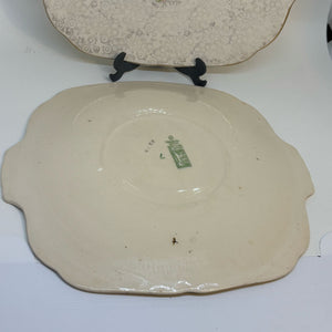 2 x Vintage H&K Tunstall Cake Serving Plates 9”