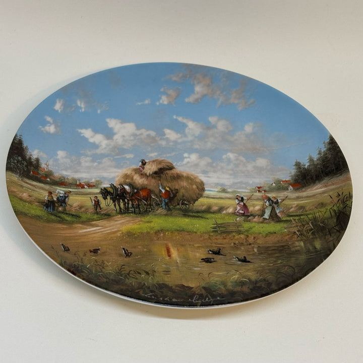SELTMANN WEIDEN 'Erntezeit in den Feldern' Christian Lückel Plate