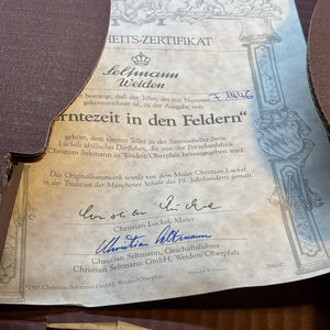 SELTMANN WEIDEN 'Erntezeit in den Feldern' Christian Lückel Plate