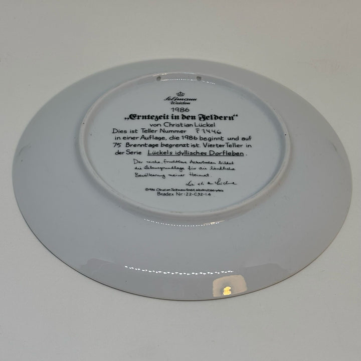 SELTMANN WEIDEN 'Erntezeit in den Feldern' Christian Lückel Plate
