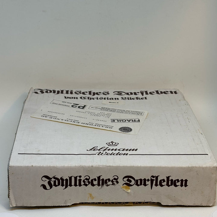 SELTMANN WEIDEN 'Ankunft der Postkutsche' Christian Lückel Plate