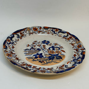 Antique Amherst Japan Plate Imari Colours