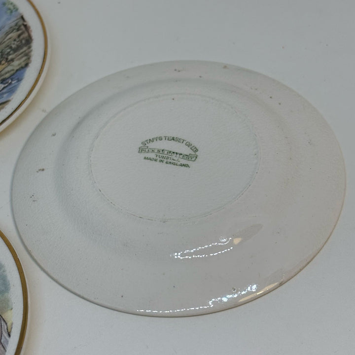 Staffordshire Tea Set Co. Vintage Rural Life Miniature Display Plates