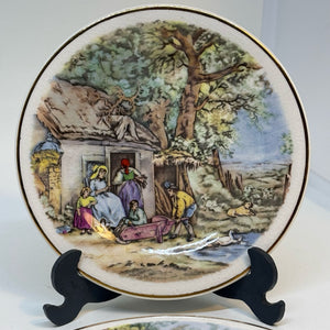 Staffordshire Tea Set Co. Vintage Rural Life Miniature Display Plates