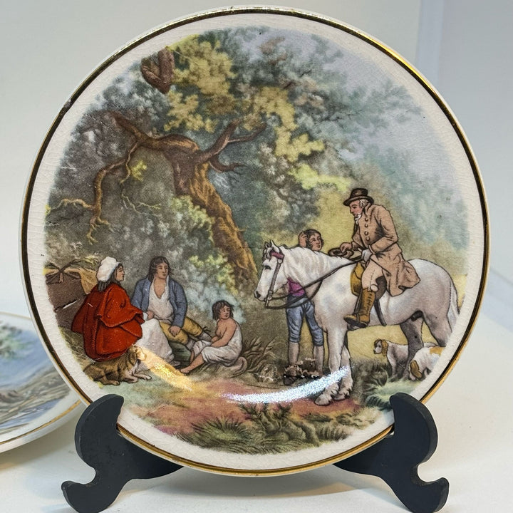 Staffordshire Tea Set Co. Vintage Rural Life Miniature Display Plates