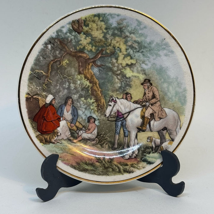 Staffordshire Tea Set Co. Vintage Rural LIfe Miniature Display Plate