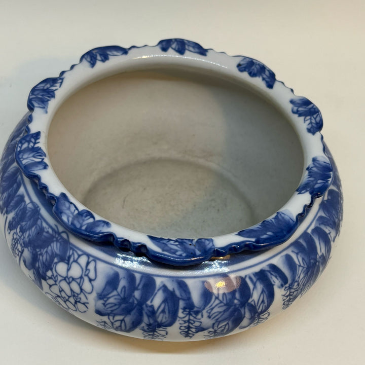 Vintage Reproduction Blue Cachepot