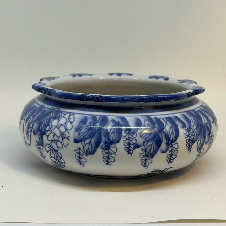 Vintage Reproduction Blue Cachepot