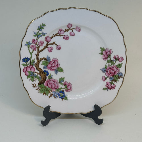Spare/Replacement Vintage COLCLOUGH Pink & Blue Flower Bloom Tea Plate
