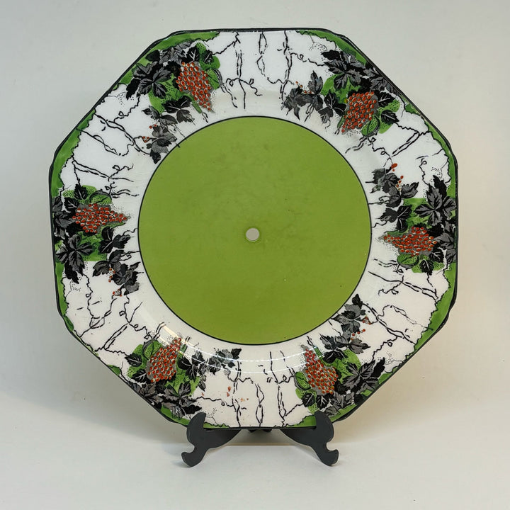 Vintage Octagonal Serving Plate Perforated