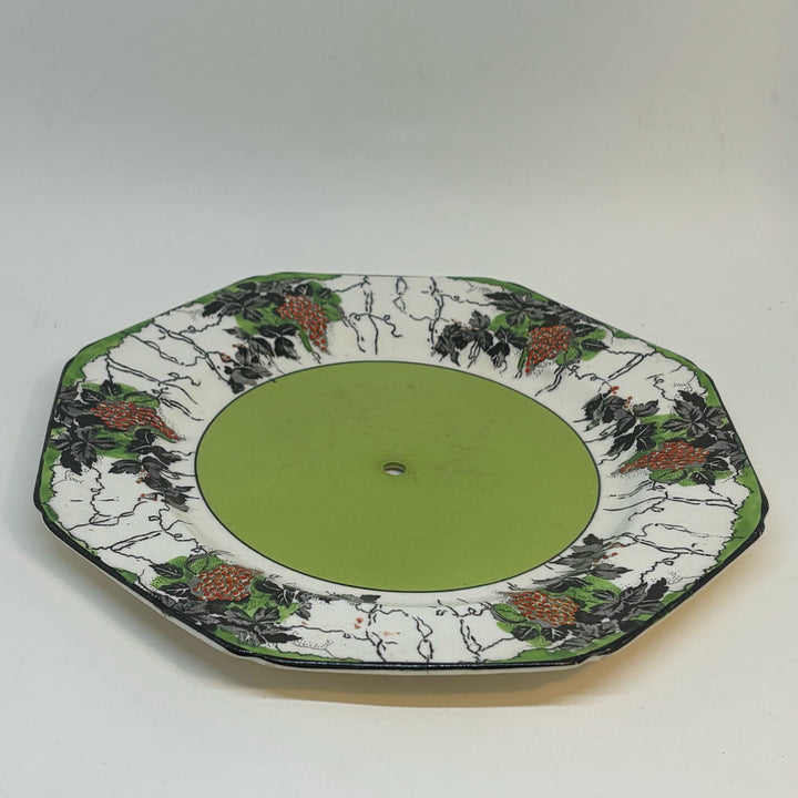 Vintage Octagonal Serving Plate Perforated