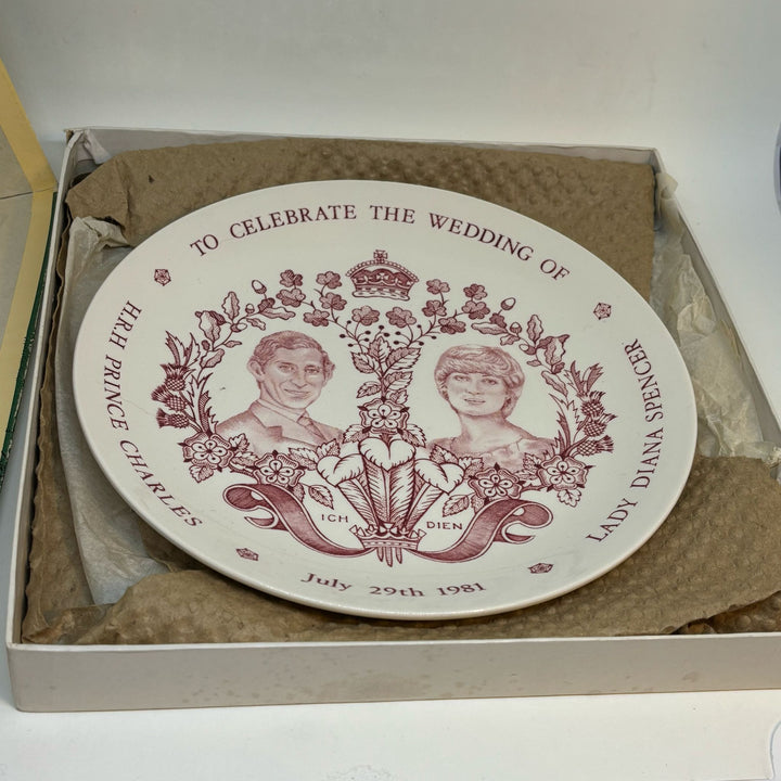 MASON'S Lady Diana & Prince Charles 1981 Royal Wedding Plate