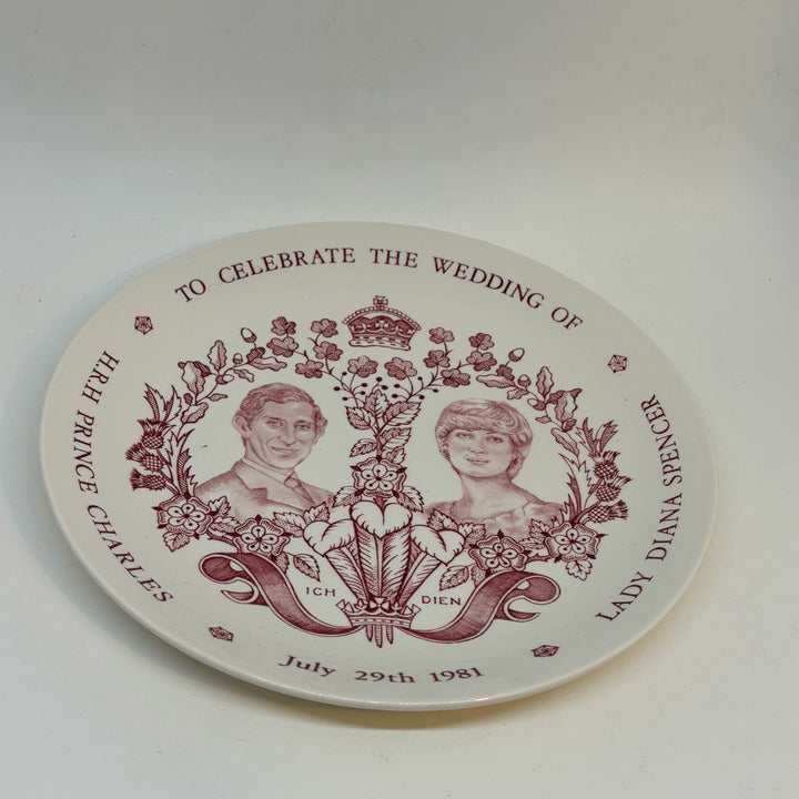 MASON'S Lady Diana & Prince Charles 1981 Royal Wedding Plate