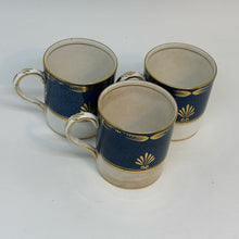 Load image into Gallery viewer, 3 x Vintage E Hughes &amp; Co. Coffee Cups
