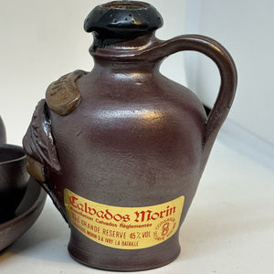 Vintage Sandstone Calvados Morin Souvenir Serving Set