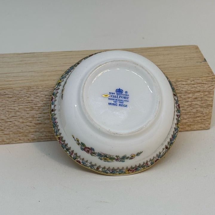 Vintage Coalport Miniature Ming Rose Wash Bowl & Jug set