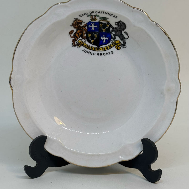 Vintage Royal Stafford Crest Ware TRINKET DISH Souvenir of JOHN O' GROATS