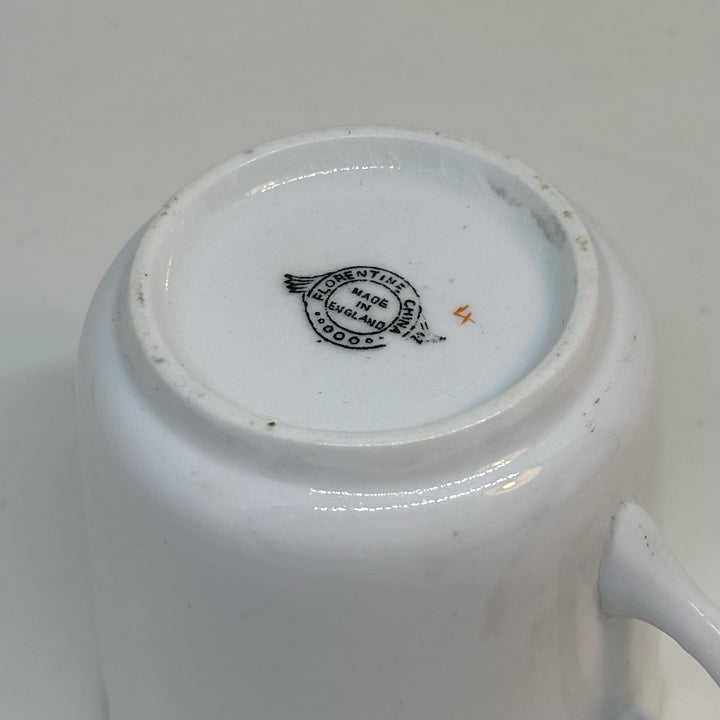 Vintage Florentine China Crested Ware TEACUP Souvenir of Edinburgh