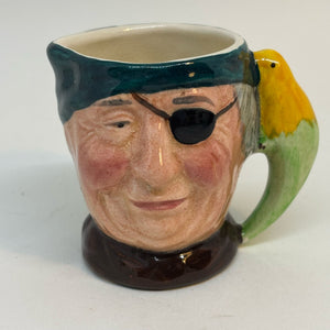 Vintage Lancaster & Sandland Character Ware Pirate & Parrot Mug