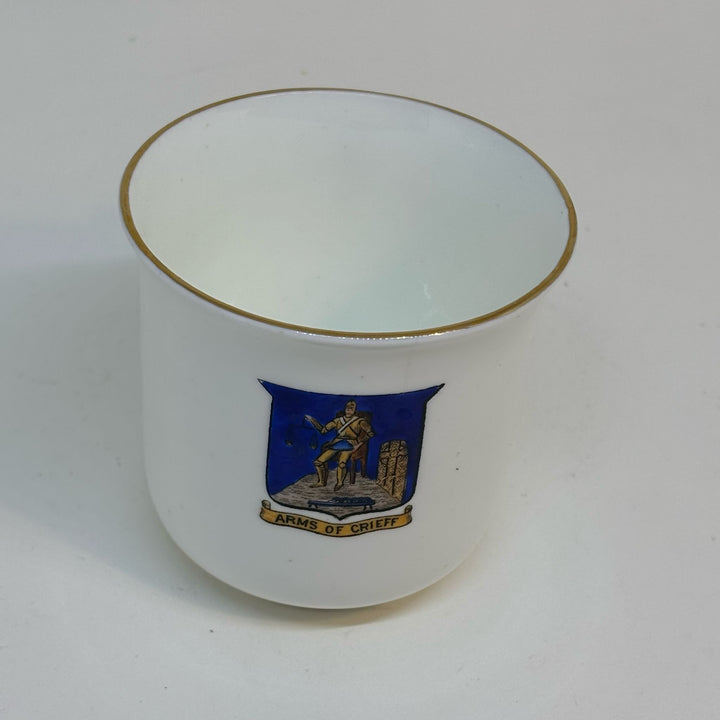 Vintage WH Goss Crested Ware TEACUP Arms of Crieff