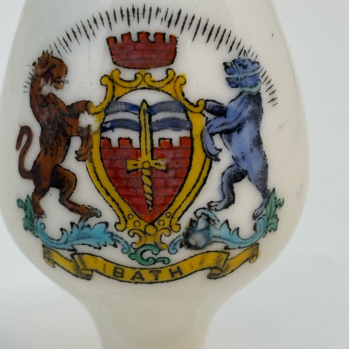 Vintage ROYAL GRAFTON Crested Ware WINE CUP Souvenir of BATH