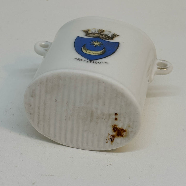 Vintage Crested Ware CUP Souvenir of PORTSMOUTH