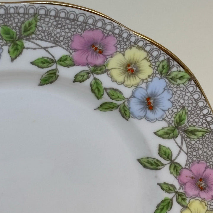 Vintage SALISBURY CHINA 'Stanhope' Spare/Replacement Tea Plate