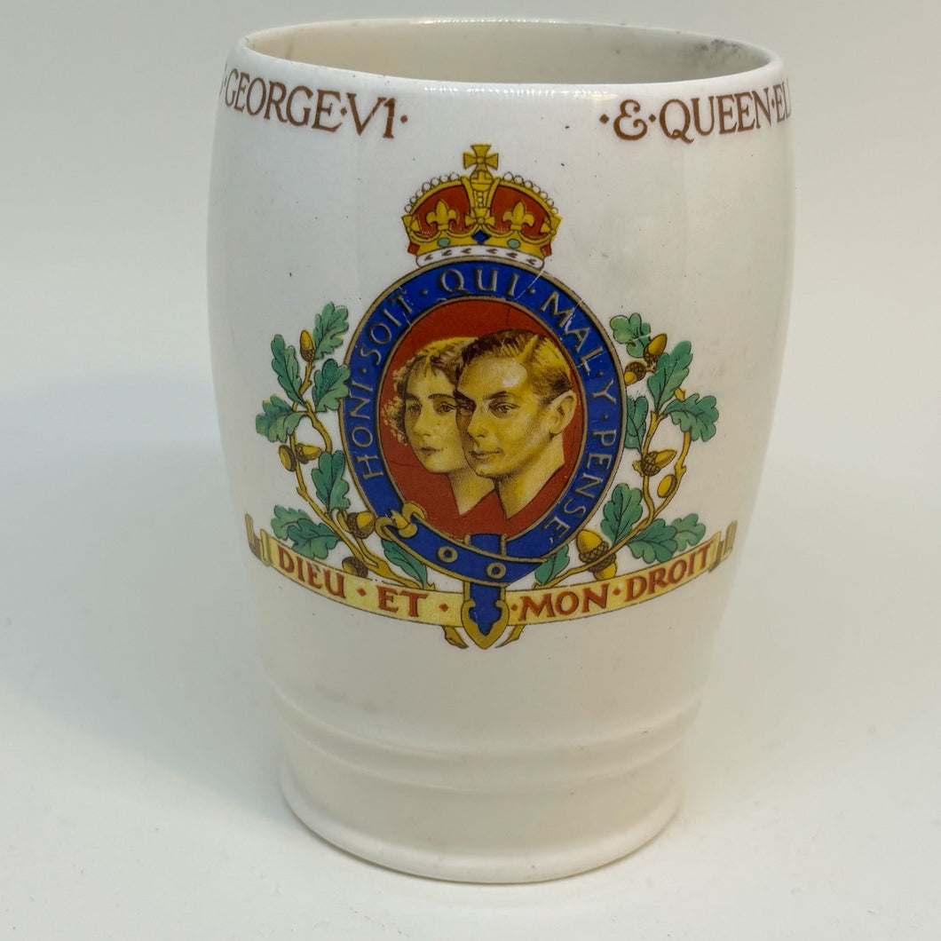 King GEORGE VI and Queen Elizabeth Coronation 1937 CUP