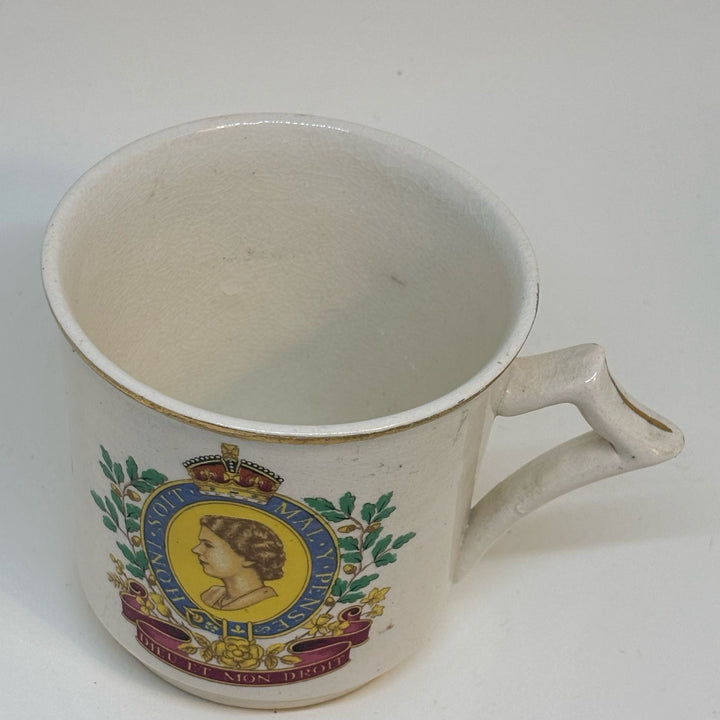 Vintage Commemorative Mug Coronation of Queen Elizabeth II 1953