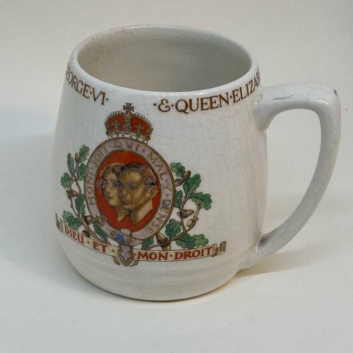 Vintage Mug 1937 King George VI and Queen Elizabeth Coronation