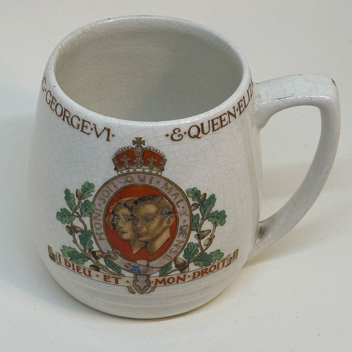 Vintage Mug 1937 King George VI and Queen Elizabeth Coronation