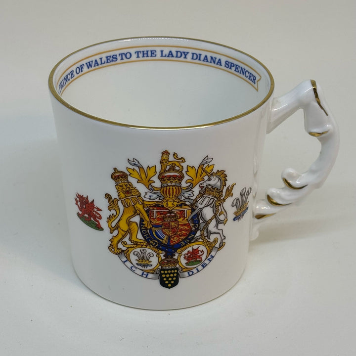 Vintage Commemorative Mug Marriage of Prince Charles & Lady Diana Spencer 1981