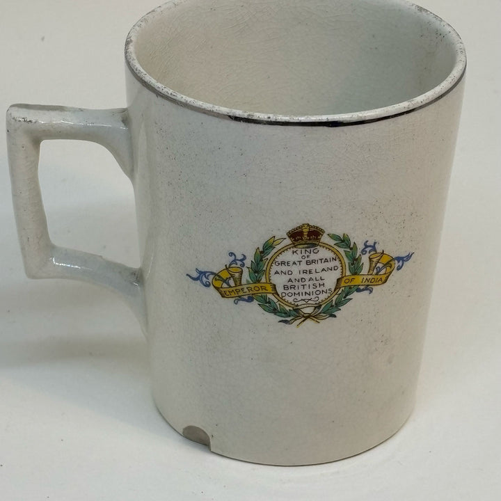 Vintage King George V and Queen Mary Silver Jubilee Mug 1935