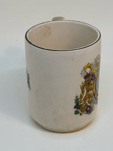 Vintage SADLER Commemorative Mug Queen Elizabeth II Silver Jubilee 1977