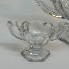Load image into Gallery viewer, Set of Three Pressed Glass Bowls/Dishes with Handles