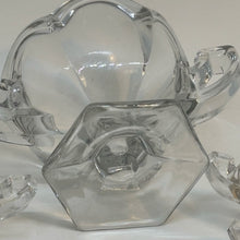 Load image into Gallery viewer, Set of Three Pressed Glass Bowls/Dishes with Handles
