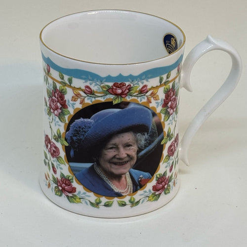 Limited Edition Aynsley Queen Elizabeth the Queen Mother Centenary Mug
