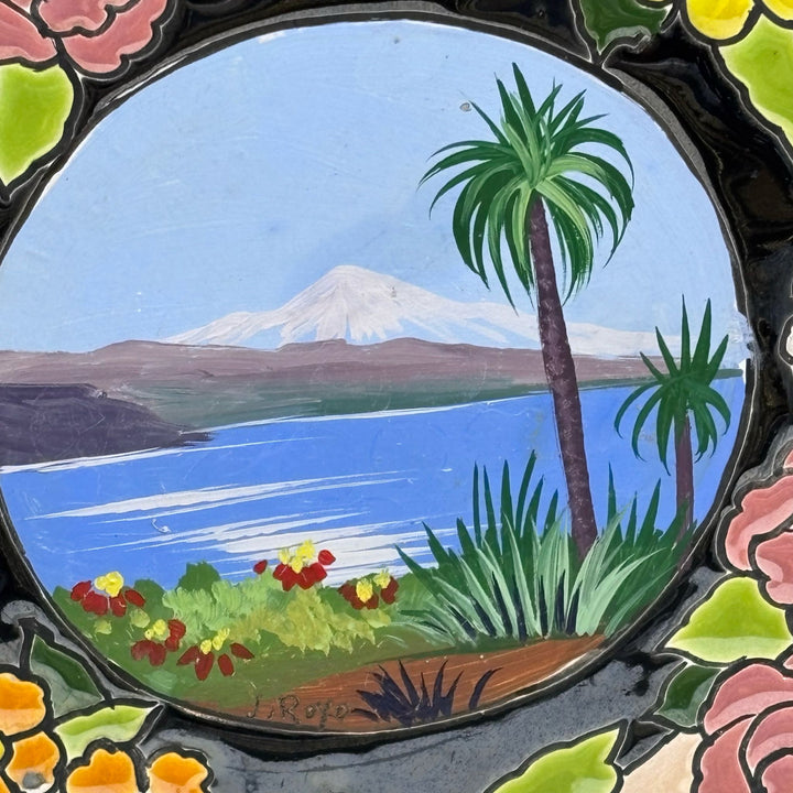 Vintage Platart S. L. Spanish Ceramic Studio Pottery Hand-Painted Wall Plate