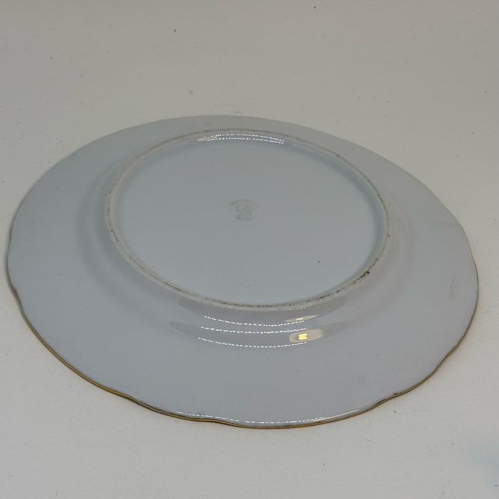 Vintage Decorative Tea Plate MZ Czechoslovakia Pears & Blackberries