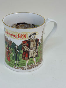 Vintage Aynsley Commemorative Mug Henry VIII 500th Anniversary