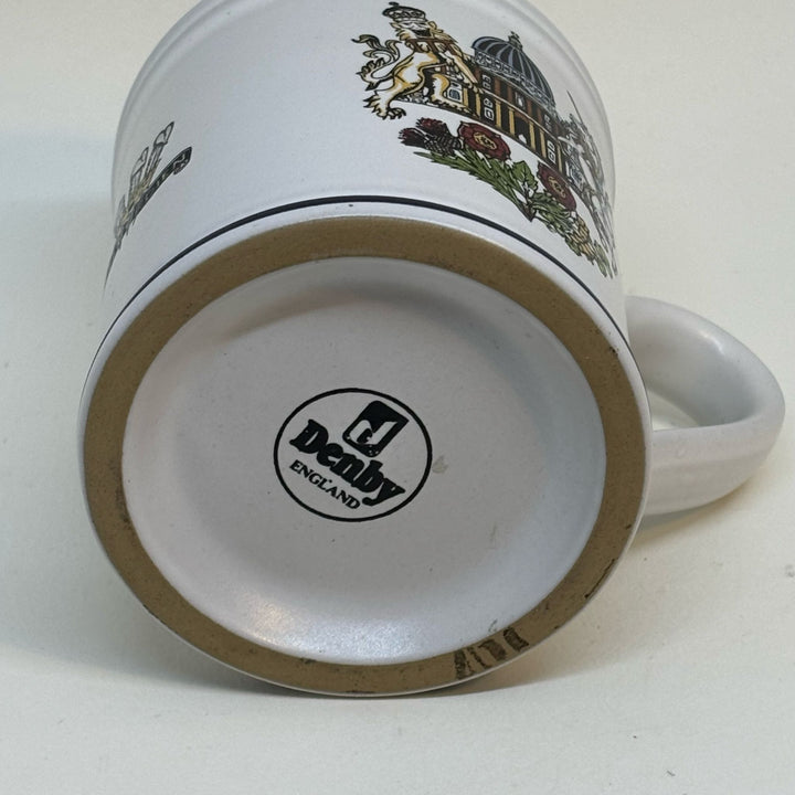 Vintage DENBY Commemorative Mug Prince Charles & Lady Diana Spencer Marriage 1981