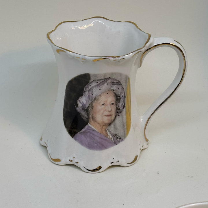 Vintage Commemorative Mug Queen Elizabeth the Queen Mother 90th Birthday 1990