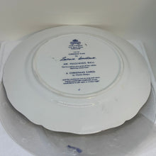 Load image into Gallery viewer, Vintage AYNSLEY Christmas Carol Plate 1979 Mr Fezziwig&#39;s Ball BOXED