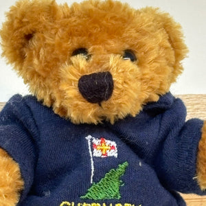 Posable Articulated Teddy Bear Souvenir of Guernsey