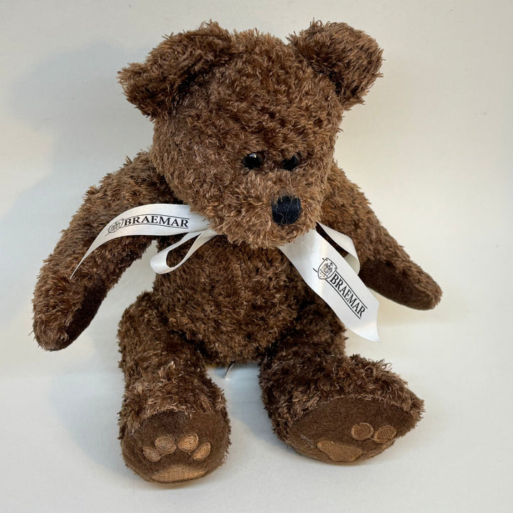 Seated Brown Teddy Bear Souvenir of Braemar Castle Scotland