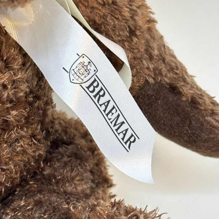 Seated Brown Teddy Bear Souvenir of Braemar Castle Scotland